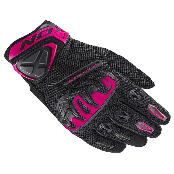 Motorcycle Gloves Ixon Mirage Airflow L Black Fuchsia
