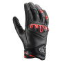 Motorcycle Gloves Ixon Mirage Leather Black Red