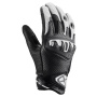 Motorcycle Gloves Ixon Mirage Leather Black White