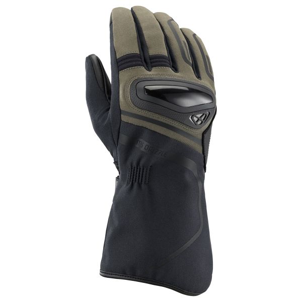 Motorcycle Gloves Ixon Ms Drizzle Kaki Black Motorcycle Gloves Ixon Ms Drizzle Kaki Black
