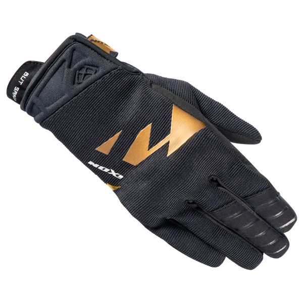 Motorcycle Gloves Ixon Ms Fever Lady Black Gold Motorcycle Gloves Ixon Ms Fever Lady Black Gold