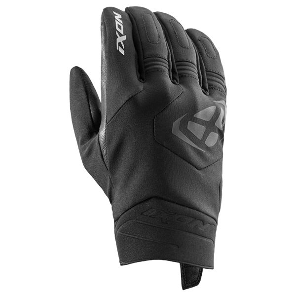 Motorcycle Gloves Ixon Ms Mig 2 WP Black White Motorcycle Gloves Ixon Ms Mig 2 WP Black White