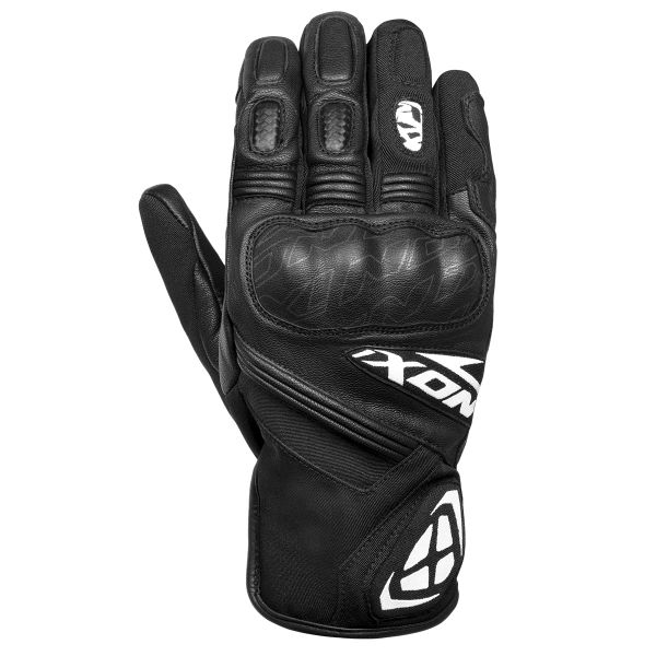 Motorcycle Gloves Ixon Ms Rage Black White Motorcycle Gloves Ixon Ms Rage Black White