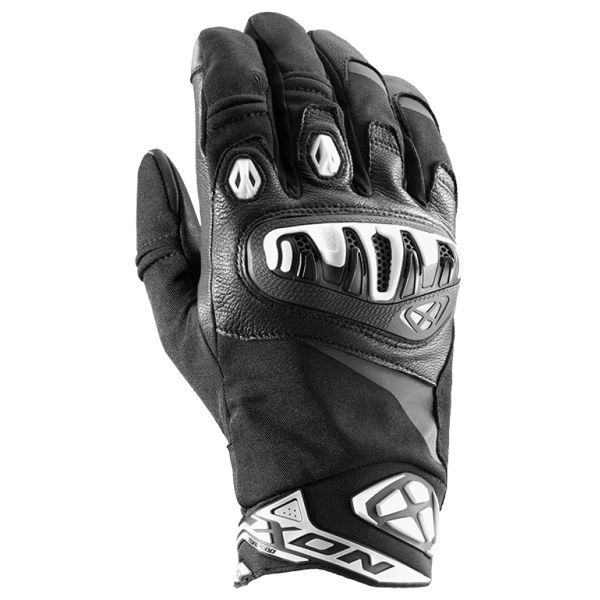 Motorcycle Gloves Ixon Ms Torpedo Black White