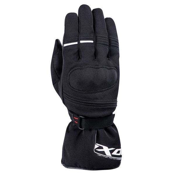 Motorcycle Gloves Ixon Pro Field Black White