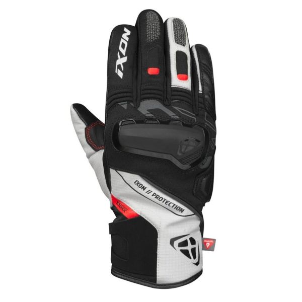 Motorcycle Gloves Ixon Pro Knarr Lady Black Grey Red Motorcycle Gloves Ixon Pro Knarr Lady Black Grey Red