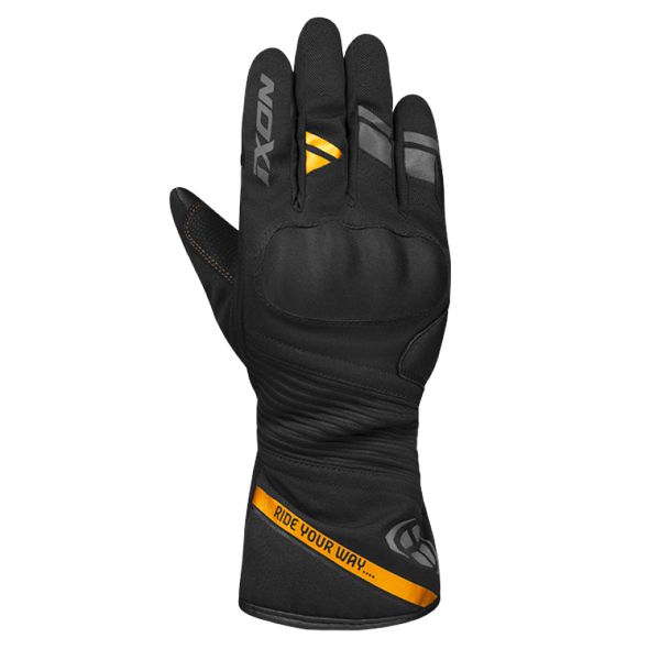 Motorcycle Gloves Ixon Pro Midgard L Black Gold Motorcycle Gloves Ixon Pro Midgard L Black Gold