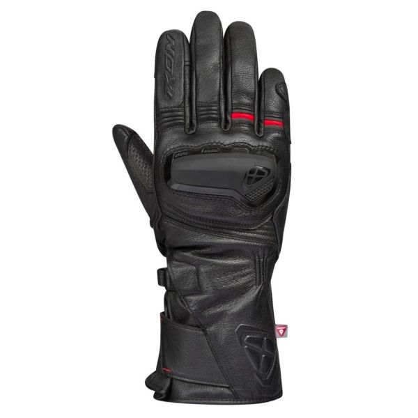 Motorcycle Gloves Ixon Pro Miles Black Red Motorcycle Gloves Ixon Pro Miles Black Red