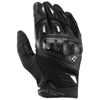 Motorcycle Gloves Ixon Rise Air 2 Black White Motorcycle Gloves Ixon Rise Air 2 Black White
