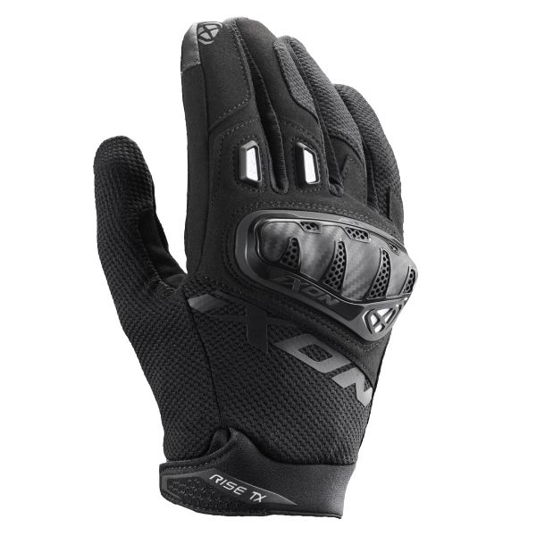 Motorcycle Gloves Ixon Rise TX Black White