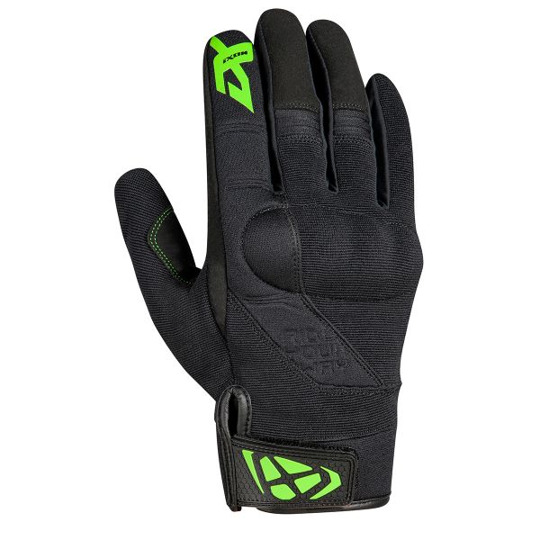 Motorcycle Gloves Ixon Rs Delta Black Green Motorcycle Gloves Ixon Rs Delta Black Green