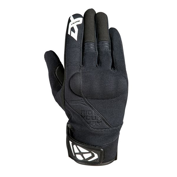 Motorcycle Gloves Ixon Rs Delta Black White