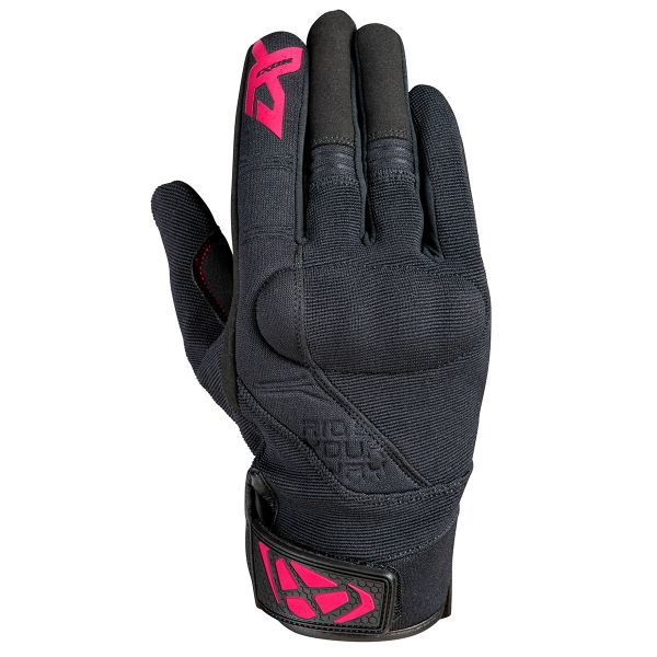 Motorcycle Gloves Ixon Rs Delta Lady Black Fushia Motorcycle Gloves Ixon Rs Delta Lady Black Fushia