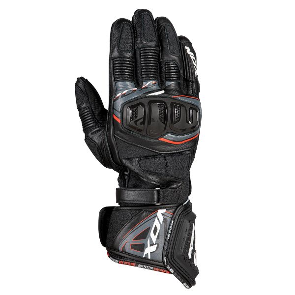 Motorcycle Gloves Ixon Rs Replica Black White