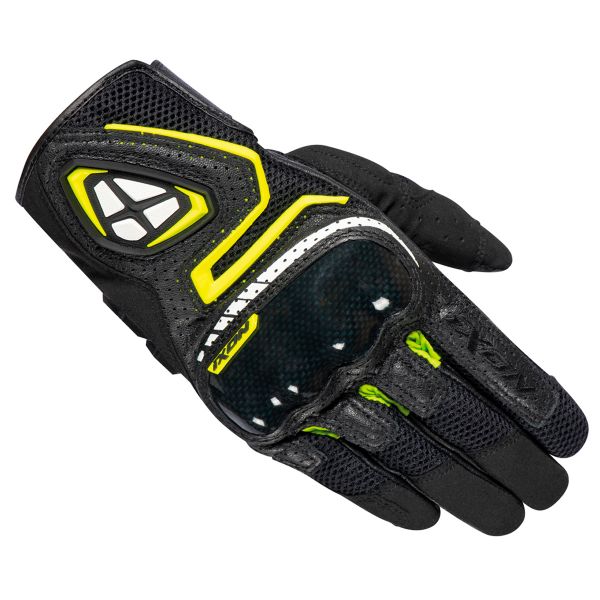 Motorcycle Gloves Ixon RS5 Air Black Yellow Vif