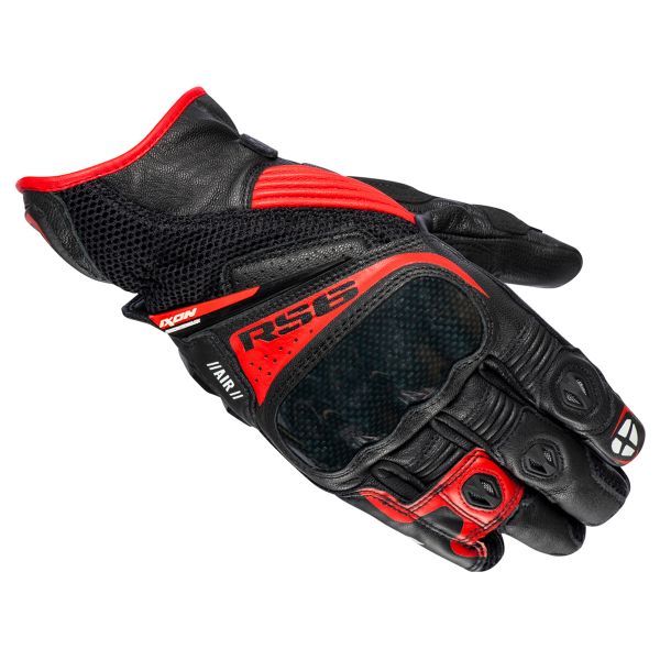 Motorcycle Gloves Ixon RS6 Air Black Red Motorcycle Gloves Ixon RS6 Air Black Red