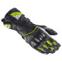 Motorcycle Gloves Ixon Tornado Air Black White Bright Yellow