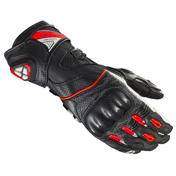 Motorcycle Gloves Ixon Tornado Air Black White Red Motorcycle Gloves Ixon Tornado Air Black White Red