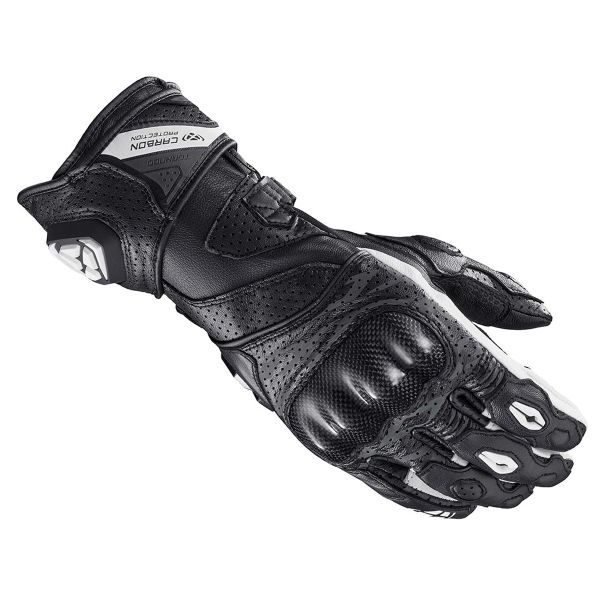 Motorcycle Gloves Ixon Tornado Air Black White Motorcycle Gloves Ixon Tornado Air Black White