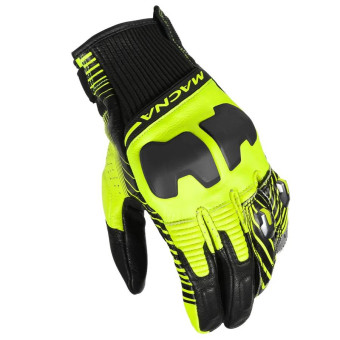 Motorcycle Gloves Macna Ultraxx Black Yellow Motorcycle Gloves Macna Ultraxx Black Yellow