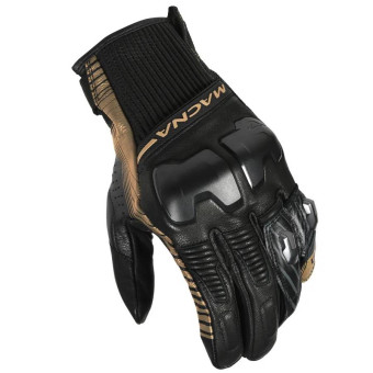 Motorcycle Gloves Macna Ultraxx Black Gold Motorcycle Gloves Macna Ultraxx Black Gold
