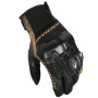 Motorcycle Gloves Macna Ultraxx Black Gold
