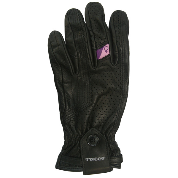 Motorcycle Gloves Racer Milano Black