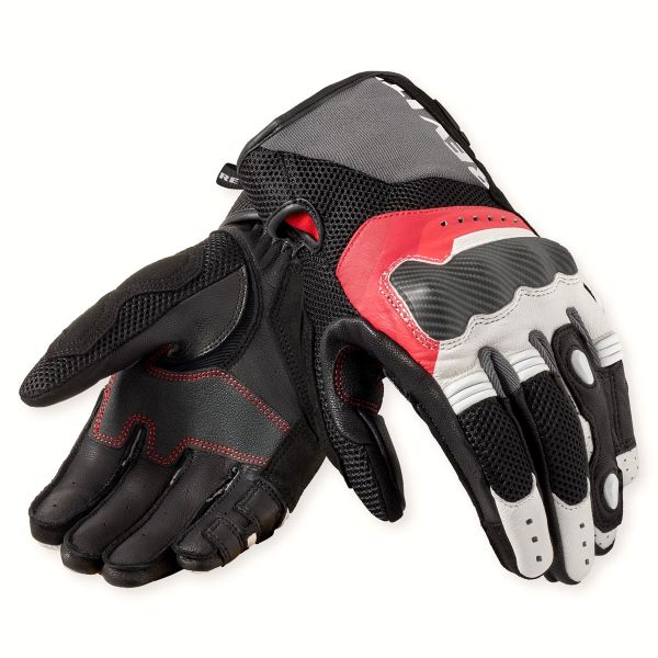 Motorcycle Gloves REV'IT Blaze White Red