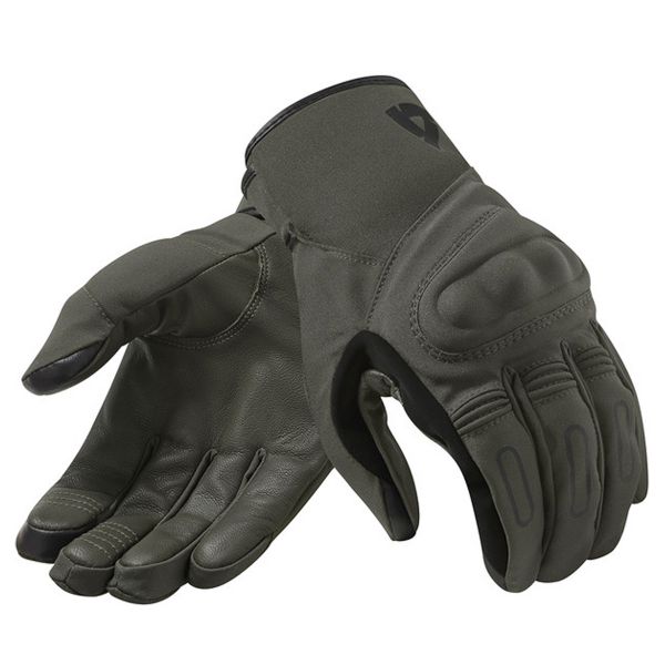 Motorcycle Gloves REV'IT Cassini H2O D.Green