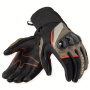 Motorcycle Gloves REV'IT Combustion Black Brown