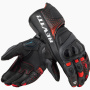 Motorcycle Gloves REV'IT Control Black Neon Red