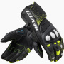 Motorcycle Gloves REV'IT Control Black Neon Yellow