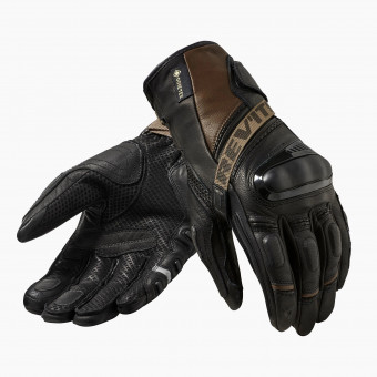 Motorcycle Gloves REV'IT Dominator 3 GTX Black Sand Motorcycle Gloves REV'IT Dominator 3 GTX Black Sand