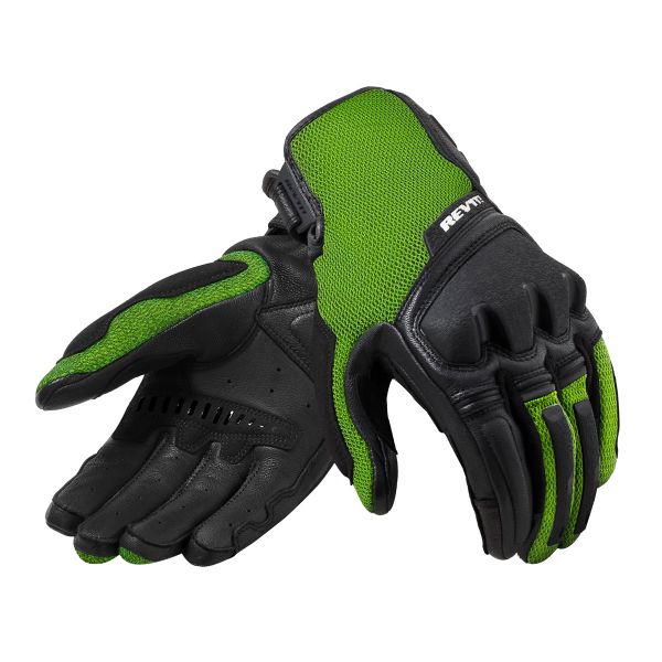 Motorcycle Gloves REV'IT Duty Black Neon Yellow