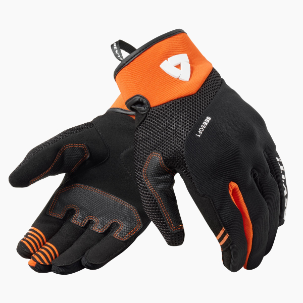 Motorcycle Gloves REV'IT Endo Black Orange