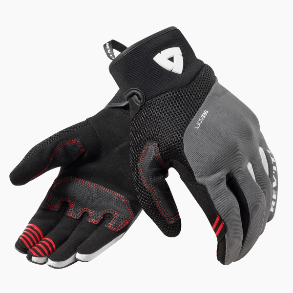 Motorcycle Gloves REV'IT Endo Grey Black