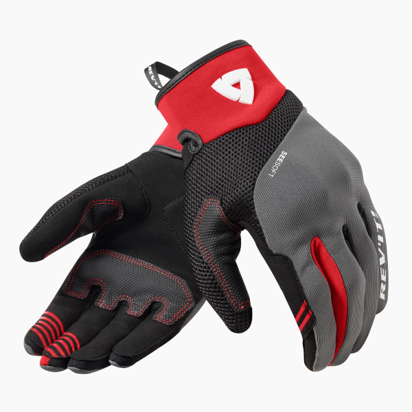 Motorcycle Gloves REV'IT Endo Grey Red