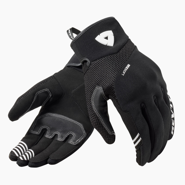 Motorcycle Gloves REV'IT Endo Ladies Black White