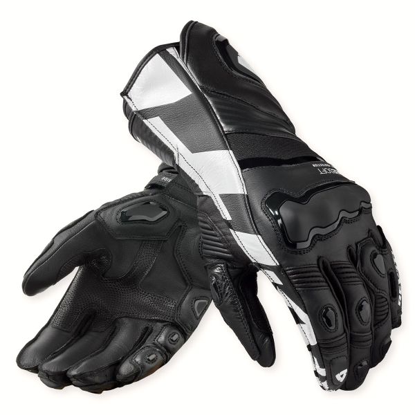 Motorcycle Gloves REV'IT Jerez 4 Black White
