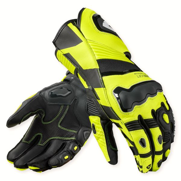 Motorcycle Gloves REV'IT Jerez 4 Neon Yellow Black