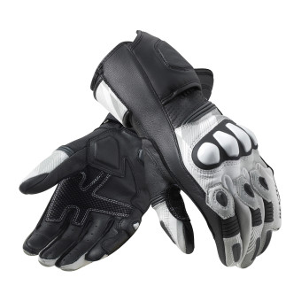 Motorcycle Gloves REV'IT League 2 Black Grey Motorcycle Gloves REV'IT League 2 Black Grey