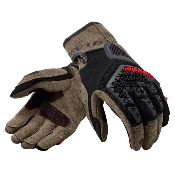 Motorcycle Gloves REV'IT Mangrove Sand Black
