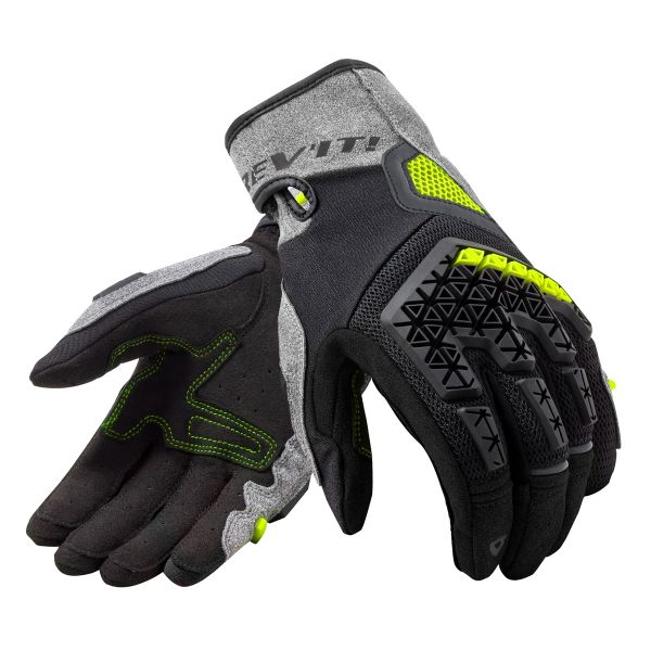 Motorcycle Gloves REV'IT Mangrove Silver Black Motorcycle Gloves REV'IT Mangrove Silver Black