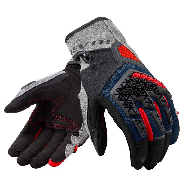 Motorcycle Gloves REV'IT Mangrove Silver Blue Motorcycle Gloves REV'IT Mangrove Silver Blue