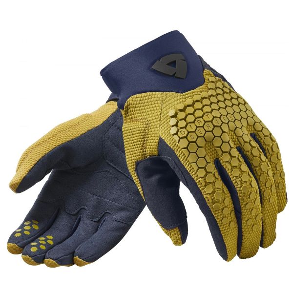 Motorcycle Gloves REV'IT Massif Yellow Ochre Motorcycle Gloves REV'IT Massif Yellow Ochre