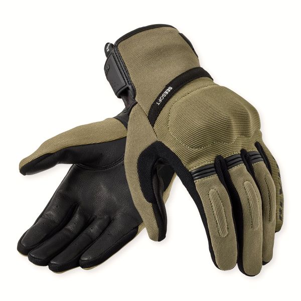 Motorcycle Gloves REV'IT Mosca 2 Green Black