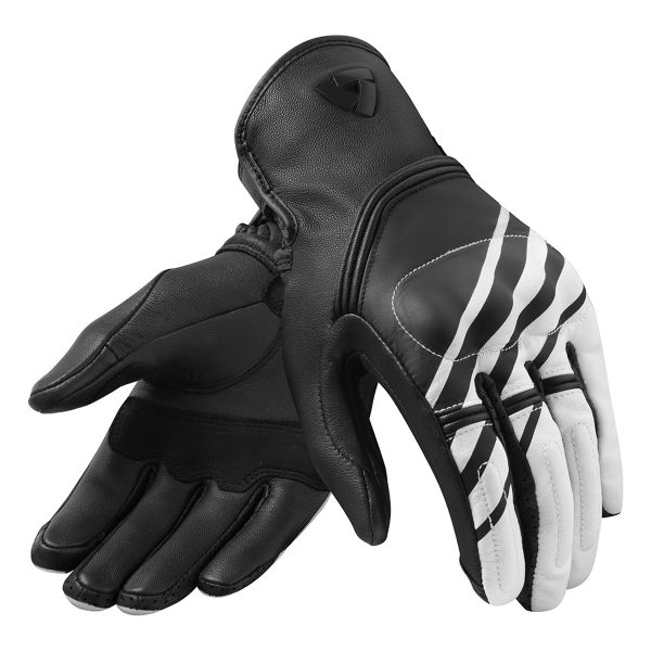 Motorcycle Gloves REV'IT Redhill Black White