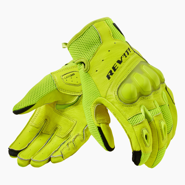 Motorcycle Gloves REV'IT Ritmo Neon Yellow