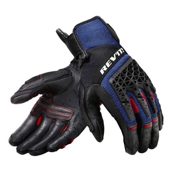 Motorcycle Gloves REV'IT Sand 4 Black Blue