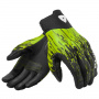 Motorcycle Gloves REV'IT Spectrum Black Yellow Neon
